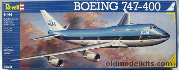 Revell 1/144 Boeing 747-400 KLM - (747), 04222 plastic model kit